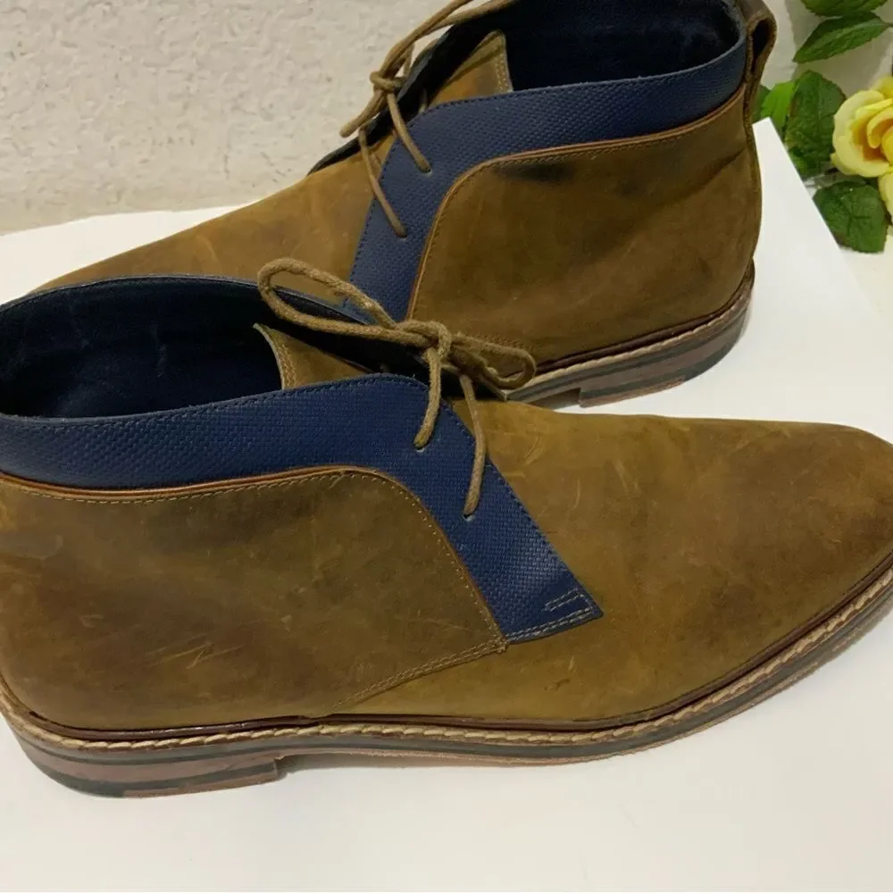 Cole Haan C20149 Mens size 9 Cambridge Chukka Brown leather Boots
